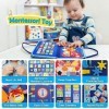 Busy Board for Toddlers, Sensory Activity Board for Preschool Learning for Boy and Girl