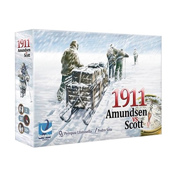 Looping Games- Amundsen Jeu de société, 0001, Multicolore, Talla Unica