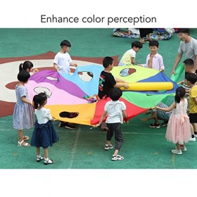 CHICIRIS Parachute Game Taupe Pliable Réutilisable Punch A Mole Umbrella Heavy Duty Outdoor Grips