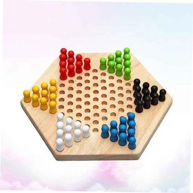 Totority 1 PC Jeu De Dames Chinois Jeu DÉchecs Jouets Éducatifs Puzzle Jouets Dames Chinoises Chevilles Jouets De Cerveau Je