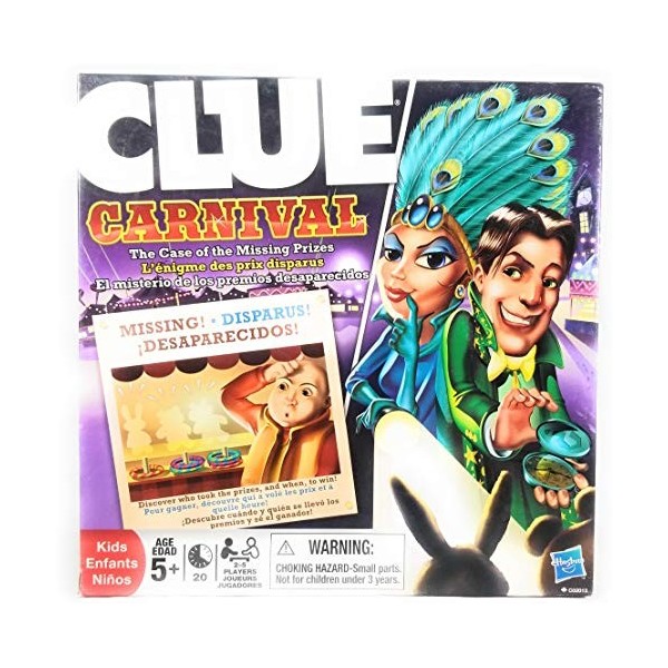 Hasbro Game Clue Fete Foraine version anglaise 