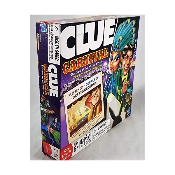 Hasbro Game Clue Fete Foraine version anglaise 