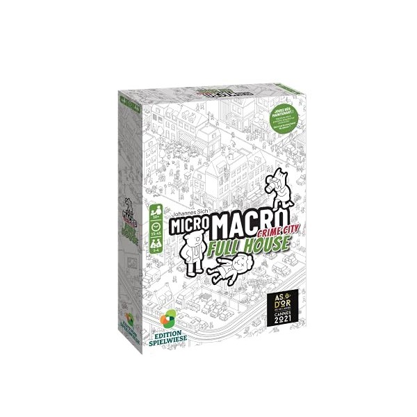 Spielwiese Micro Macro 2 : Crime City 2 - Jeu de société - denquête - coopératif - Jeu Original pour Toute la Famille SPI002