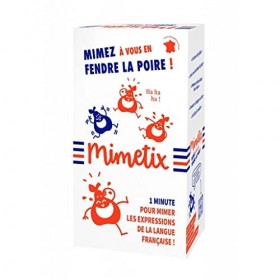 MIMETIX - Mimetix Nouvelle Version - Version Française - Jeu de société Ambiance - Jeu de société mimes