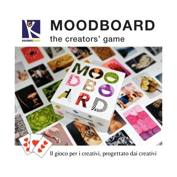 MOODBOARD - Le Jeu conçu par Les créatifs Qui Laisse Place à Votre créativité - Version Internationale avec Traduction en fra