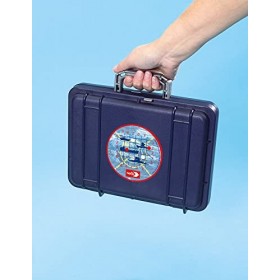 Noris 606100335 Navires Versenken, Version de Voyage du célèbre Classique du Jeu en Valise, pour Enfants à partir de 5 Ans, M