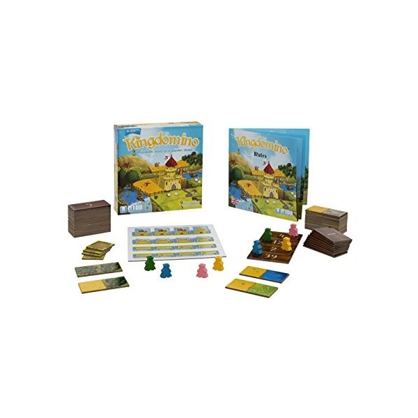 Blue Orange , Kingdomino Game, Board Game, Ages 8+, 2-4 Players, 15 Minutes Playing Time