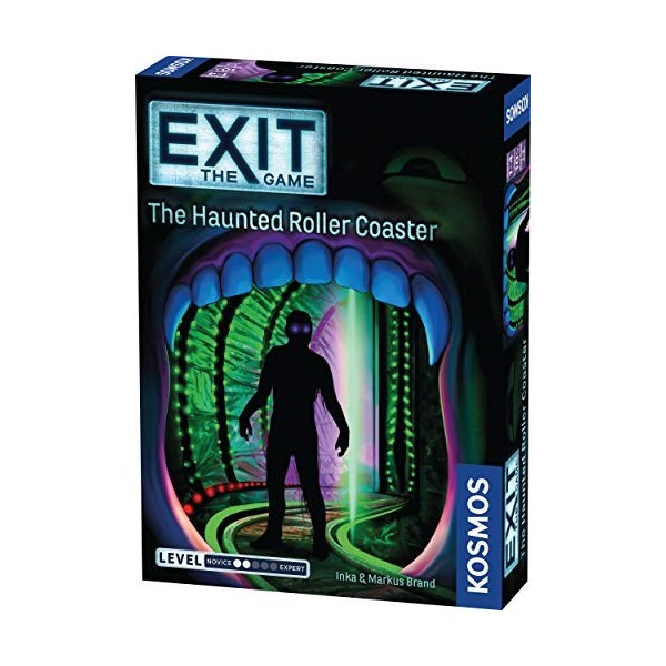 Thames & Kosmos - EXIT: The Haunted Roller Coaster - Level: 2/5 - Unique Escape Room Game - 1-4 Players - Puzzle Solving Stra