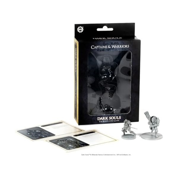 Dark Souls The Role Playing Game: Captains & Warriors Miniatures & Stat Cards DND, RPG, D&D, Dungeons & Dragons. Compatible 5