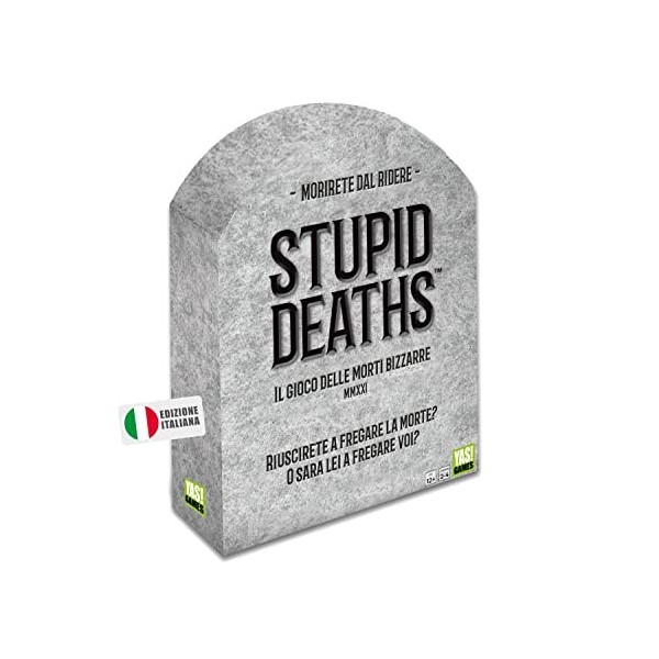 Rocco Giocattoli Stupid Deaths - Yas!Games Le Seul en Italien, ‎Multicolore, 27 x 20 x 7 cm, 400 grammes