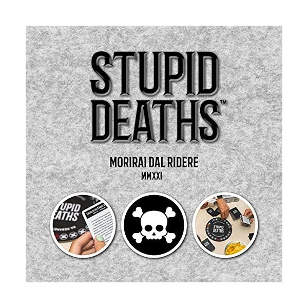 Rocco Giocattoli Stupid Deaths - Yas!Games Le Seul en Italien, ‎Multicolore, 27 x 20 x 7 cm, 400 grammes