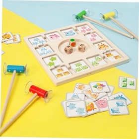 TOYANDONA 1 Ensemble De Jouets DAspiration pour Enfants Jeux De De Mémoire Jeu DImages Assorties Cartes danimaux Jouets De