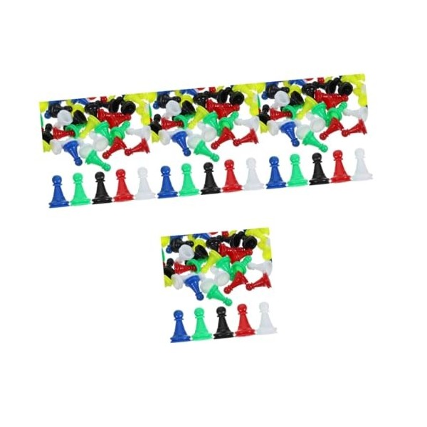 ibasenice 288 Pièces Dames en Plastique Creuses Pions De Jeu De Société Jeux De Société Pièces DÉchecs Accessoires De Jeu De