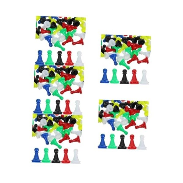 ibasenice 288 Pièces Dames en Plastique Creuses Pions De Jeu De Société Jeux De Société Pièces DÉchecs Accessoires De Jeu De