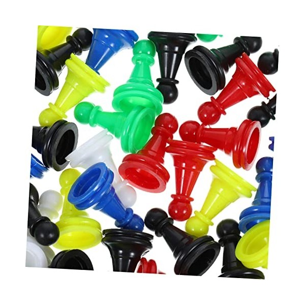 ibasenice 288 Pièces Dames en Plastique Creuses Pions De Jeu De Société Jeux De Société Pièces DÉchecs Accessoires De Jeu De