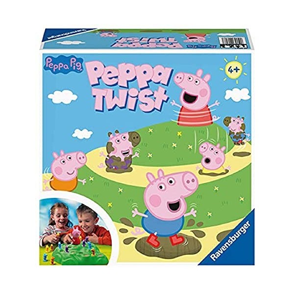 Ravensburger Ravensburger-3d-spielfiguren, wettlaufspiel 20608-Peppa Twist, Le Jeu de Course 3D passionnant, 20608