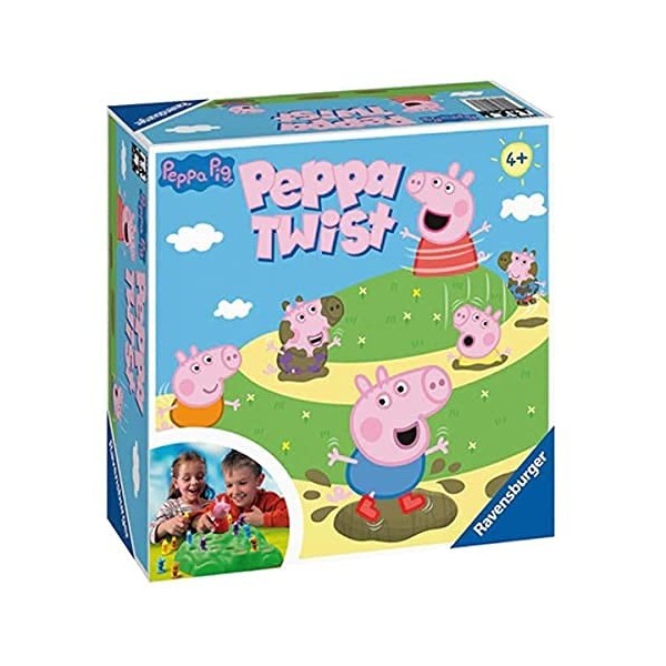 Ravensburger Ravensburger-3d-spielfiguren, wettlaufspiel 20608-Peppa Twist, Le Jeu de Course 3D passionnant, 20608