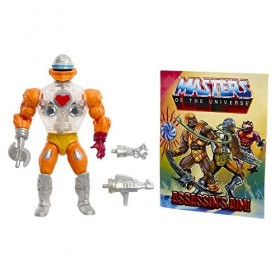 Les Maîtres De L’Univers Origins Figurine Articulée Roboto Avec Accessoire Et Mini-Bande Dessinée, À Collectionner, Jouet Enf
