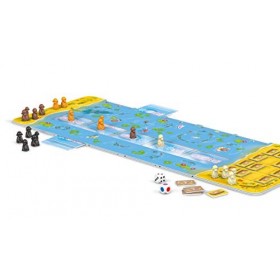 Schmidt Spiele 40594 Hipp HOPP Jeu de Course Multicolore