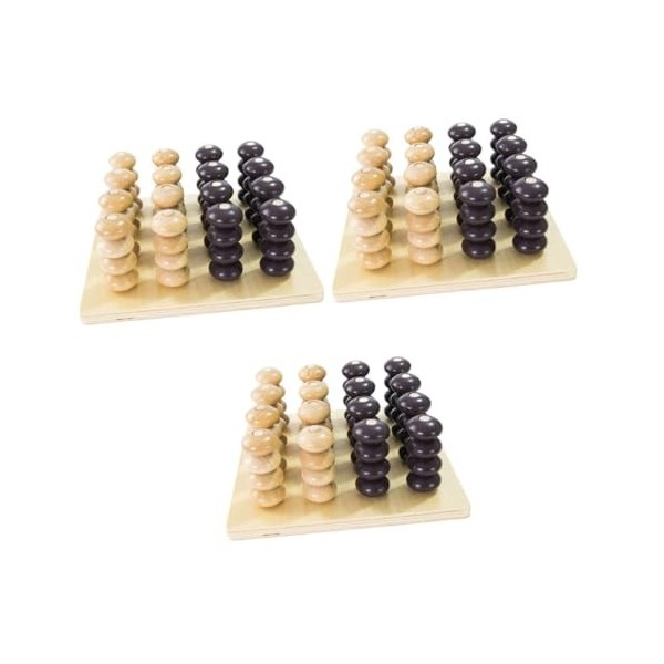 ibasenice Jouets De Voyage pour Enfants Jouets De Bureau Jeu De Dames pour Enfants Jeu Numérique Jeu DÉchecs 3D Jeu De Socié