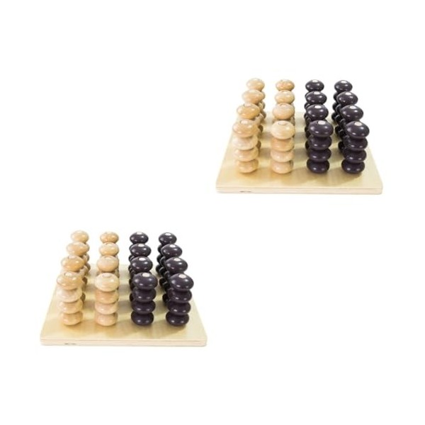 ibasenice Jouets De Voyage pour Enfants Jouets De Bureau Jeu De Dames pour Enfants Jeu Numérique Jeu DÉchecs 3D Jeu De Socié