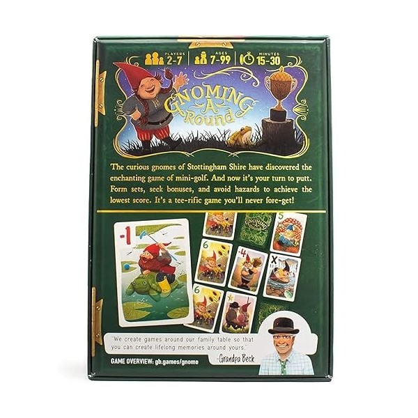 Grandpa Beck’s Gnoming A Round Card Game | A Fun Family Card Game | Enjoyed by Kids, Teens, & Adults | from The Creators of C