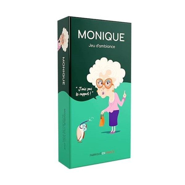 Monique - Cest Bien Plus quun Jeu de Mots ! - Jeu de société - Jeu dambiance - Fous rires garantis - À partir de 3 Joueurs