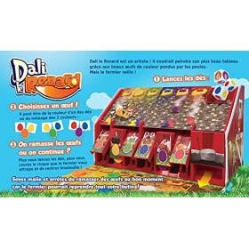 TIKI Editions Dali Le Renard - Jeu de société Enfants - Apprenez Le mélange des Couleurs dans Un Superbe Jeu de Stop ou Encor