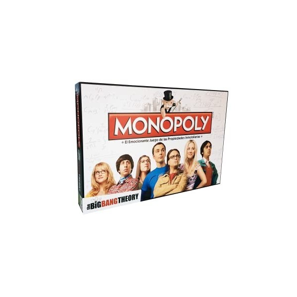 Winning Moves Monopoly The Big Bang Theory, Jeu de Plateau Édition en Espagnol Multicolore