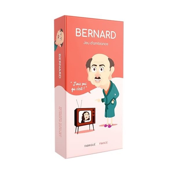 Bernard - Le Jeu Qui Te refait Le Portrait ! - Jeu de société - Jeu dambiance - À partir de 3 Joueurs - Fous rires garantis 