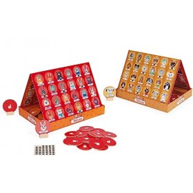 Janod - Jeu de stratégie Tekitoua - Jeu de société pour enfants - Certifié FSC - Jeu dadresse et de rapidité - à partir de 5