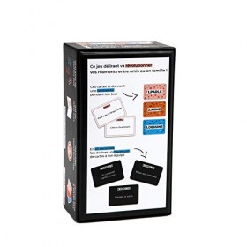 Komojo - Jeu de société Ambiance, Fun, Soiree - Jeu de Cartes Entre Amis ou en Famille - Parle, Mime, Dessine avec des contra