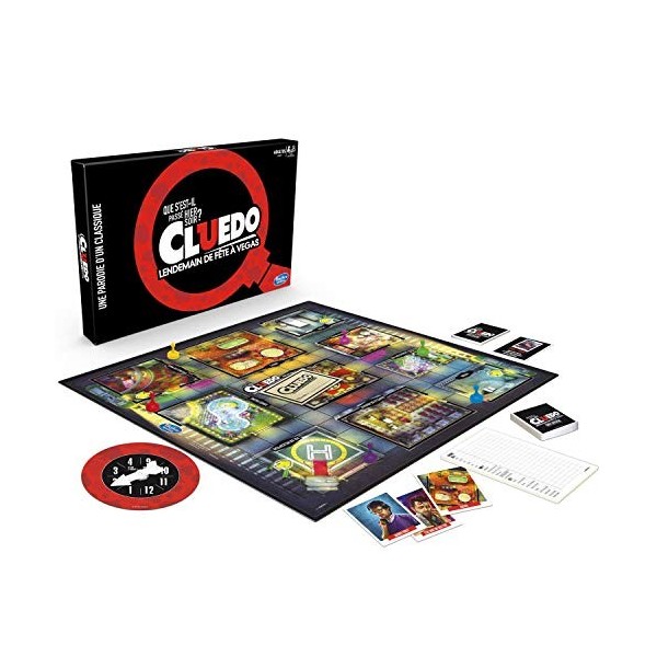 Hasbro Cluedo Lendemain de Fete a Vegas - Jeu de Societe de Plateau