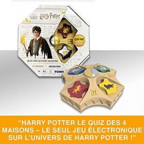 TOMY Harry Potter Quiz des 4 Maisons, Jeux De Devinettes En Famille, Jeu Passionnant Pour Les Fans De Harry Potter, Jeux De Q