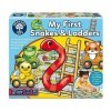 Orchard Toys My First Snakes and Ladders Game - Grande Planche épaisse - Pièces géantes parfaites pour Les Petites Mains - Pr