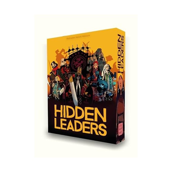 Little Rocket Games HIDDEN LEADERS Jeu de plateau en italien