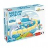 Adventerra Games, Mission Ocean, Jeu de Société pour Enfants de 4 à 6 Ans, Jeu Educatif et Ecologique, Jeu Montessori