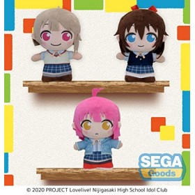 SEGA 4570001964244 Love Live Kasumi Nakasu, Shizuku Sakurazaka, Rina Tennoji moipon Nijigasaki High School Idol Club MP Plush