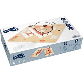 small foot Moulin et Solitaire Gold Edition en Bois, Couleurs Modernes, Jeux de société, à partir de 6 Ans, Art. 12220