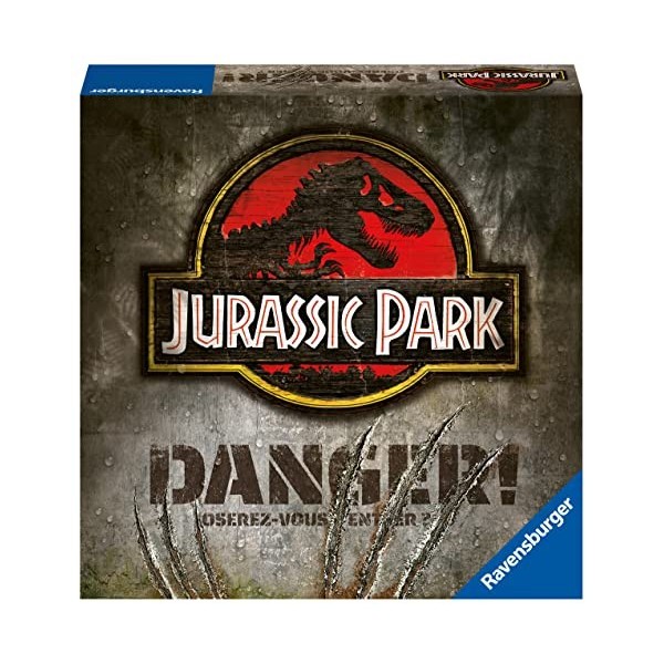 Ravensburger - Jurassic Park Danger - Jeu de société Famille et Adulte - Jeu de stratégie - 2 à 6 Joueurs dès 10 ans - 26984 