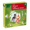 LE JEU DU LOUP ET DU CHAPERON ROUGE - jeu de société dès 6 ans - 2 joueurs - Qui du loup ou du Chaperon Rouge arrivera en pre