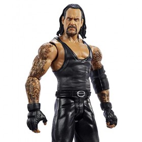 WWE Figurine articulée Wrestlemania Undertaker avec Mains interchangeables et Accessoires, à Collectionner, Jouet Enfant, Dès