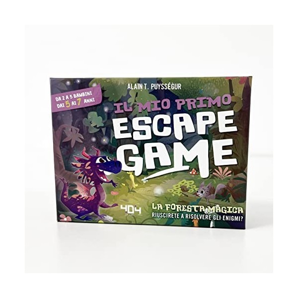 Asmodee Escape Box: Mon Premier Jeu dévasion, la forêt Magique, Chasse au trésor pour Enfants, 2-5 Joueurs, 5-7 Ans, édition