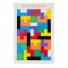 Kit de jeux de société classiques en bois - Tetris, Tris et Quadretti modulaires pour revivre les émotions dun temps, parfai