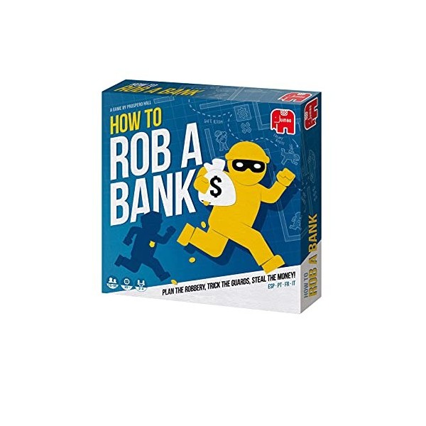 Diset Set How to Rob à Bank Trade de rouler le banc planifie vos actions Multicolore 62402 - version espagnole
