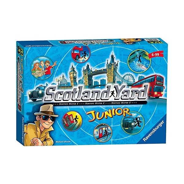 Ravensburger Scotland Yard Junior - Family Strategy Board Game for Kids and Adults Age 6 Years and Up - 2 to 4 Players