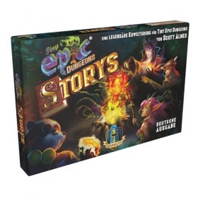 Asmodee, Gamelyn Games, Tiny Epic : Dungeons - Storys, Extension, Jeu Familial, Dungeon Crawler, 1-4 Joueurs, À partir de 12 