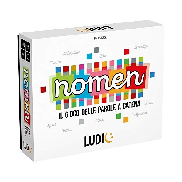 Ludic - Nomen - Jeu de société pour Toute la Famille - Multicolore