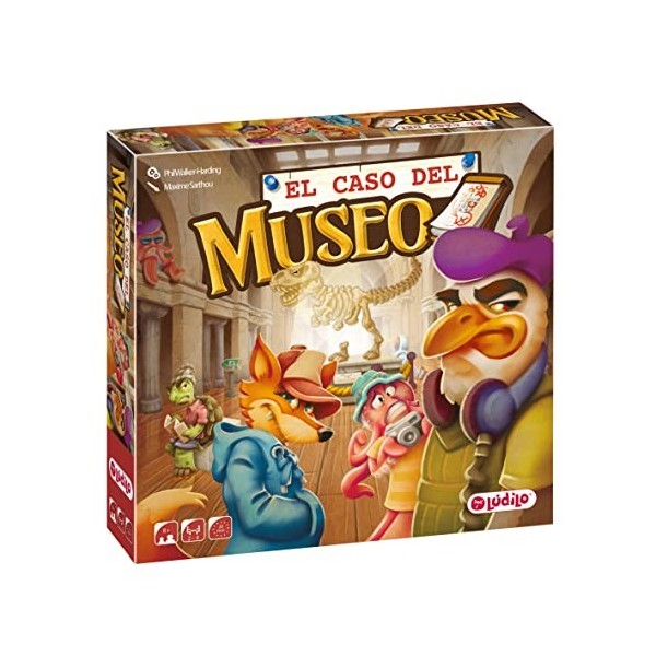 Ludilo - Le cas Dans Le Musée, Jeux De Société Enfants 8 Ans