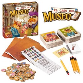 Ludilo - Le cas Dans Le Musée | Jeux De Société Enfants 8 Ans | Jeux éducatifs 8 Ans | Jeux Enfants 8 Ans | Jeux Réunis | Jeu